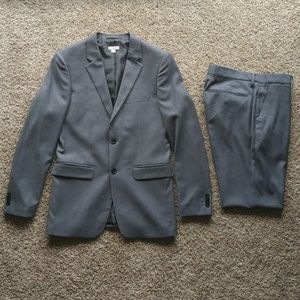 Merona | Dark Gray Slim-Fit Suit - Jacket & Pants